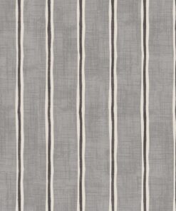 Rowing Stripe Pewter Fabric