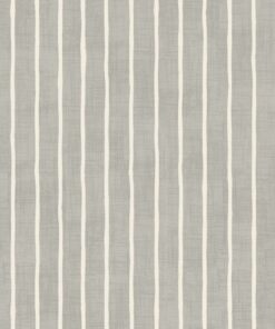 Pencil Stripe Dove Grey Fabric