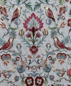 William Silver Tapestry Fabric