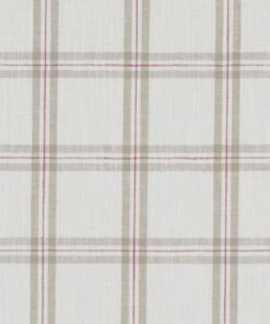 Kelmscott Raspberry / Linen Fabric