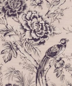 Avium Blush/ Damson Fabric