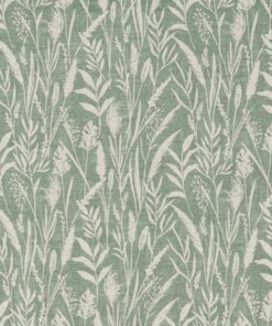 Wild Grasses Jade Fabric