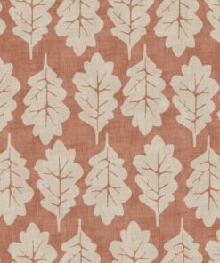Oak Leaf Paprika Fabric