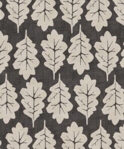 Oak Leaf Ebony Fabric