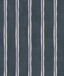 Rowing Stripe Midnight Fabric