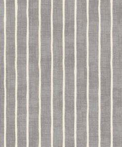 Pencil Stripe Pewter Fabric