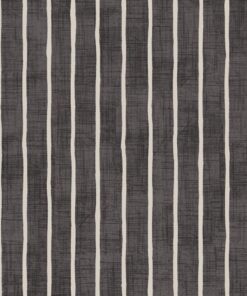 Pencil Stripe Ebony Fabric