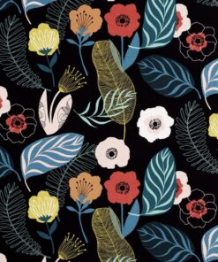Levande Jet Fabric