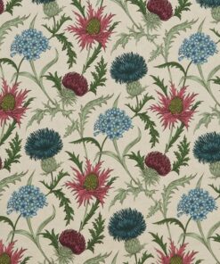Acanthium Carmine Fabric