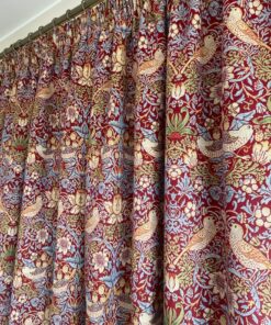Strawberry Thief Wine Tapestry Fabric - Image 4