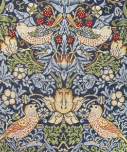 Strawberry Thief Navy Tapestry Fabric
