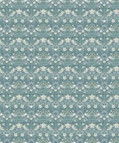 Strawberry Thief Teal Fabric