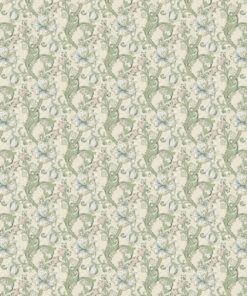 Golden Lily Linen Blush Fabric
