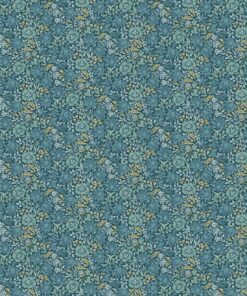 Mallow Teal Fabric