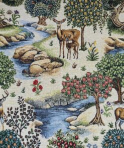 Woodland Forest Multi Tapestry Fabric