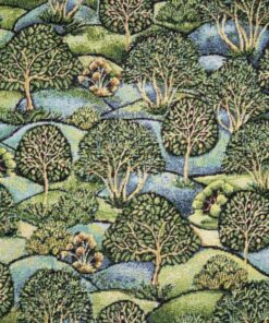 Forest Hill Green Tapestry Fabric