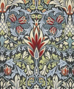 Snakeshead Navy Tapestry Fabric