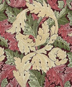 Acanthus Wine Tapestry Fabric